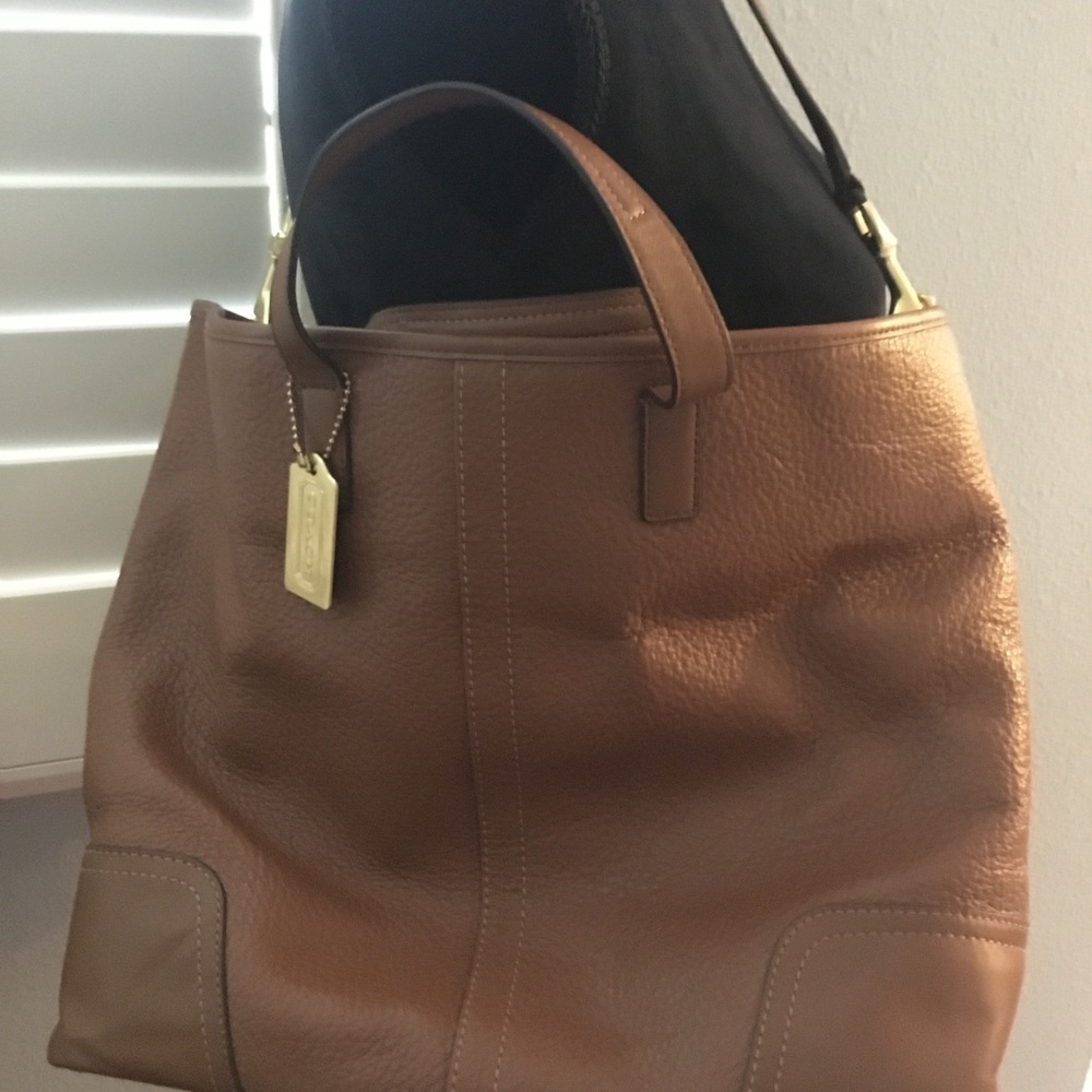 Coach Hadley Leather Duffle Bag
